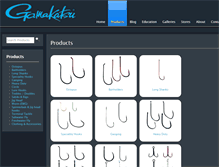 Tablet Screenshot of products.gamakatsu.com.au